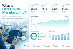 Learn how data driven manufacturing helps manufacturers