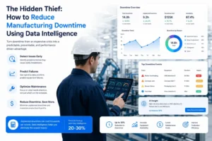 predictive maintenance dashboard reducing manufacturing downtime